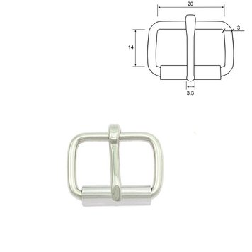 Пряжка нержавіюча ролікова 20 13101 фото